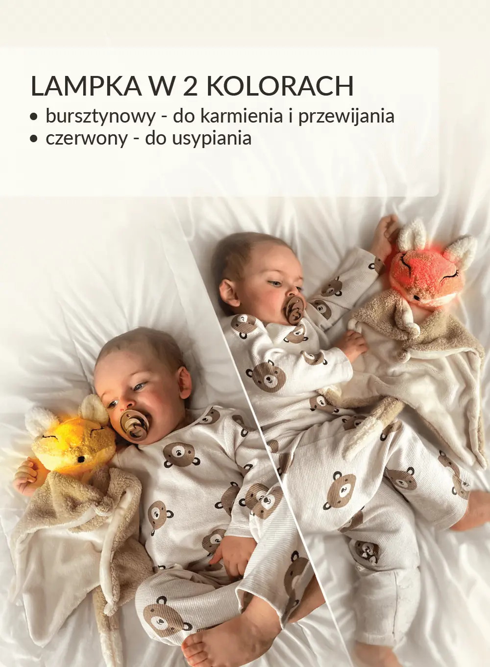 Szumisie® - lisek Dou Dou 5w1 z lampką