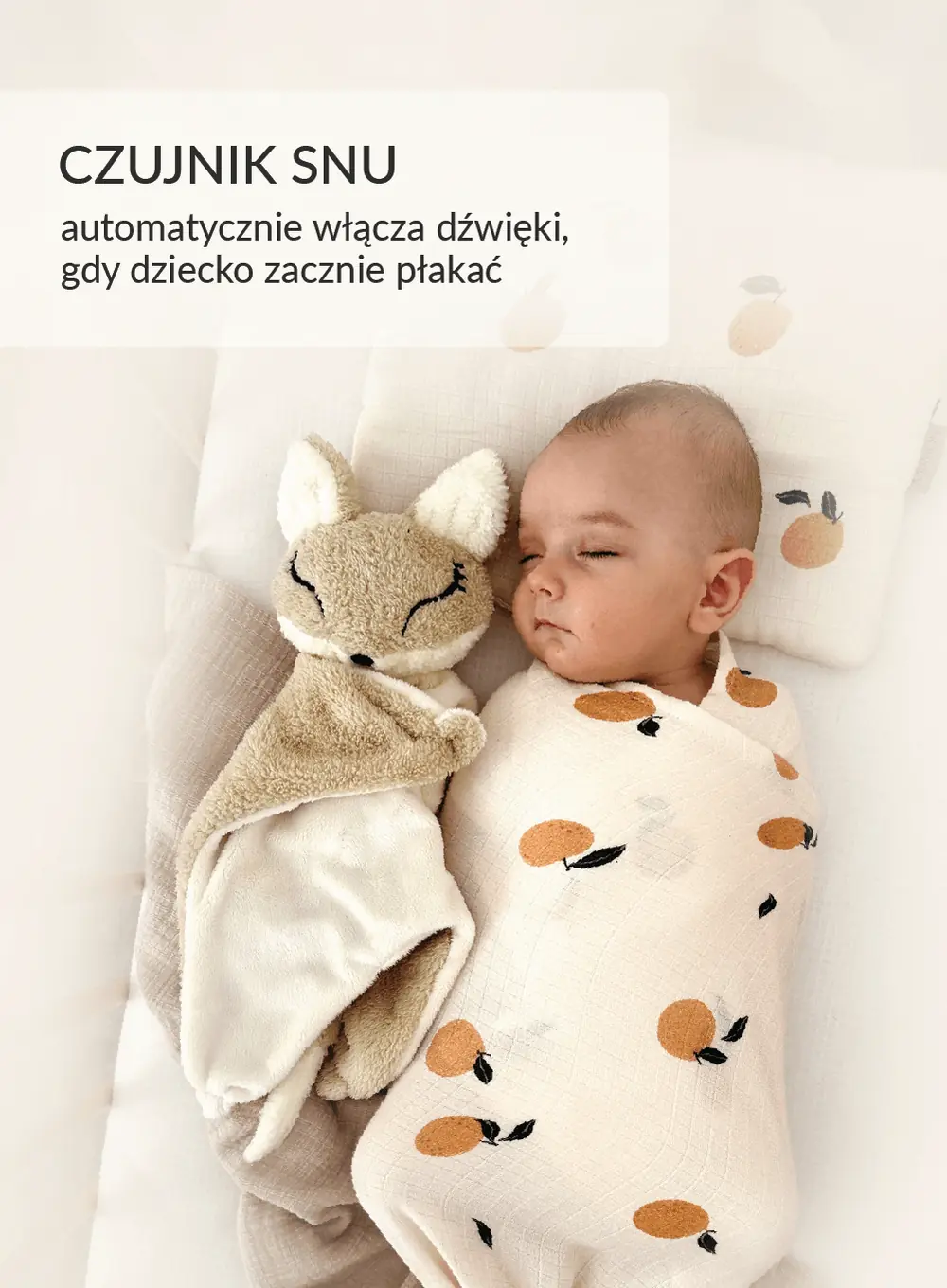Szumisie® - lisek Dou Dou 5w1 z lampką