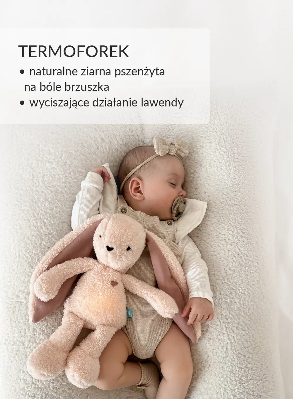 Szumisie®7w1 app z termoforkiem - KRÓLIK BRĄZOWY Szumisie®7w1 app z termoforkiem - KRÓLIK BRĄZOWY