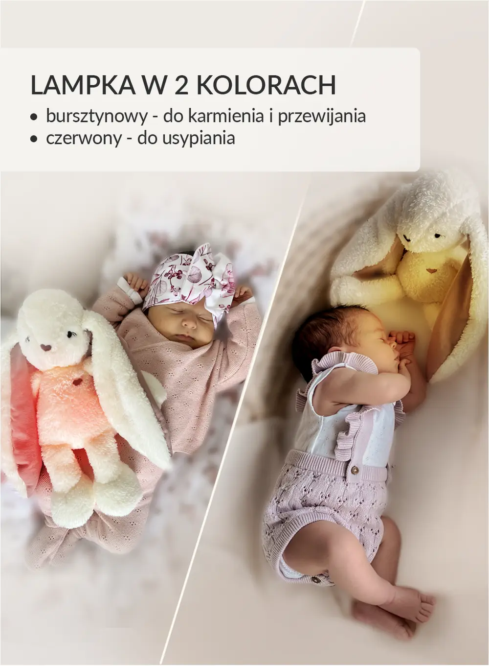 Szumisie® Królik 7w1 app - ecru-róż