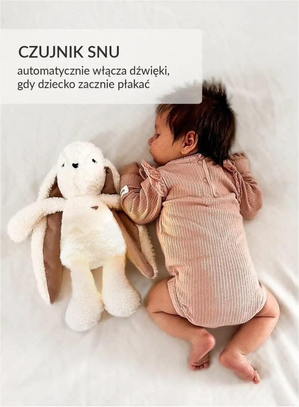 Szumisie Królik ecru-róż mechanizm APP