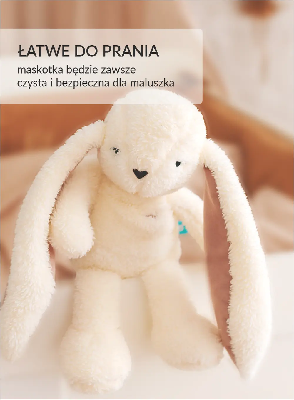 Szumisie® Królik 7w1 app - ecru-róż Szumisie® Królik 7w1 app - ecru-róż