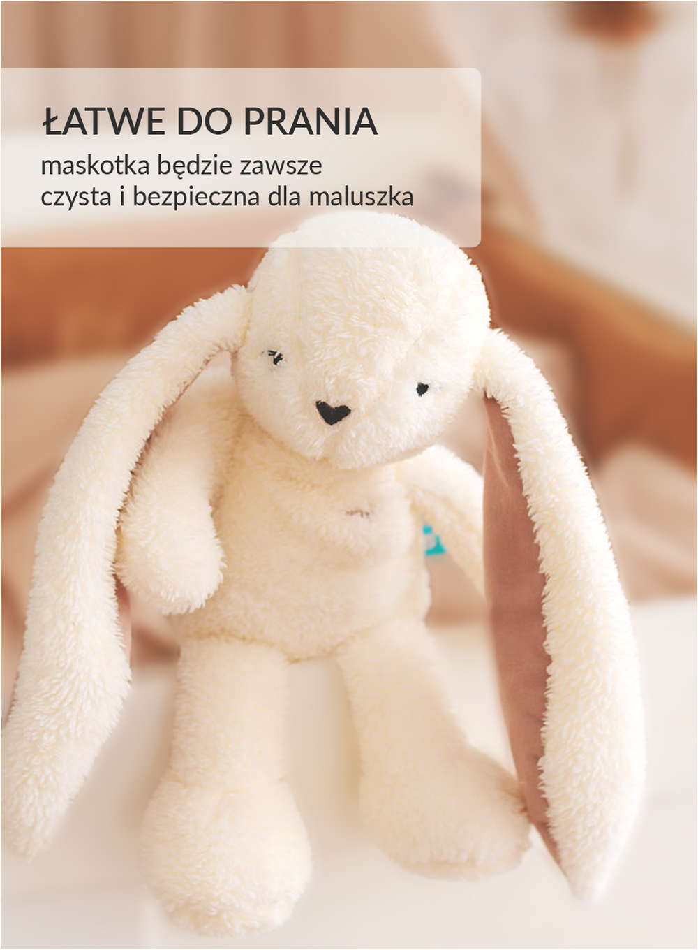 Szumisie® Królik 7w1 app - ecru-róż Szumisie® Królik 7w1 app - ecru-róż