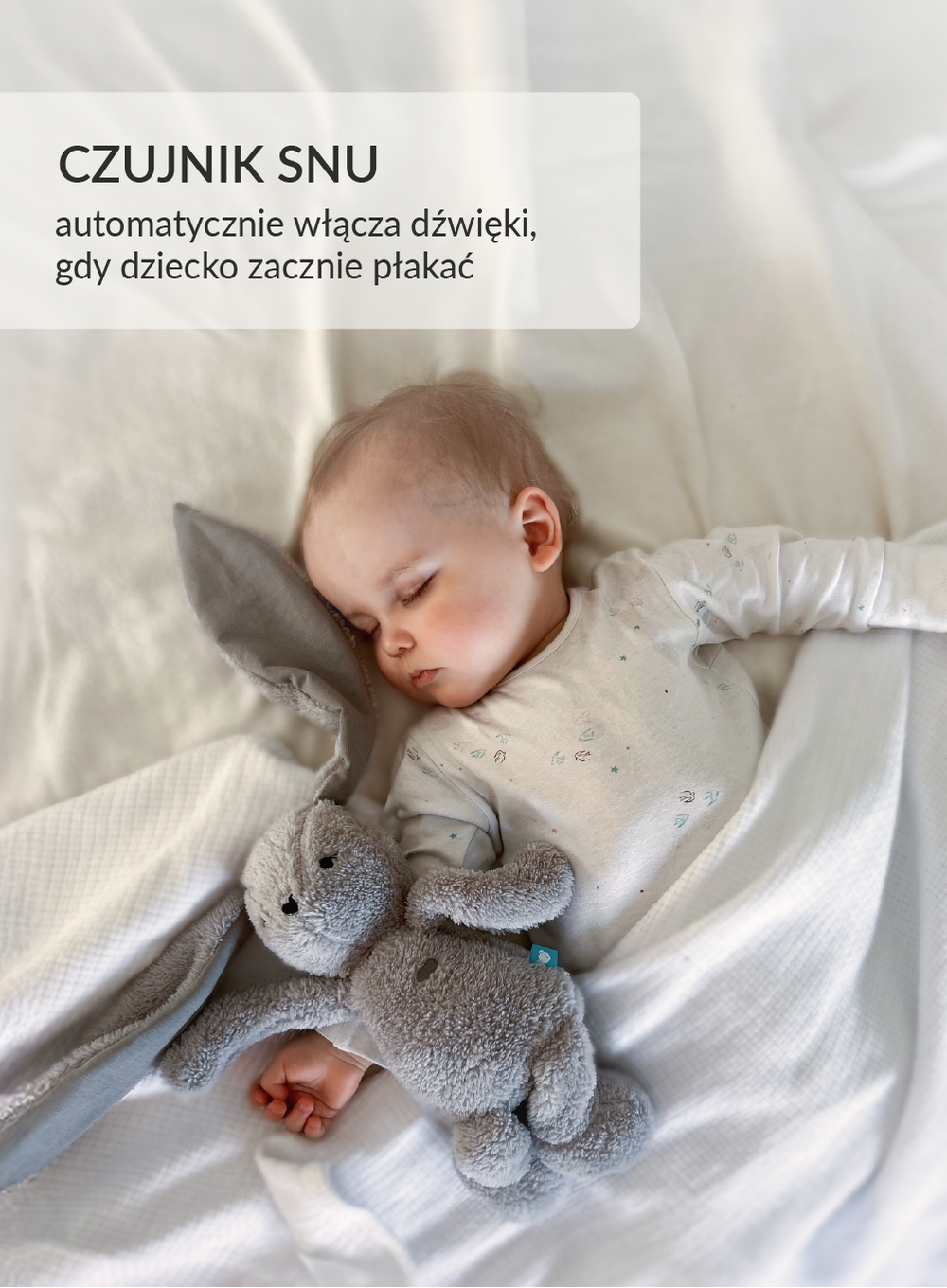 Szumisie®7w1 app z termoforkiem - KRÓLIK RÓŻOWY Szumisie®7w1 app z termoforkiem - KRÓLIK RÓŻOWY