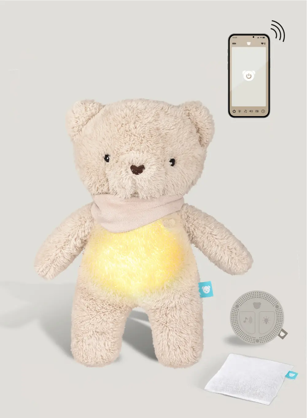 Szumisie®7w1 app z termoforkiem - MIŚ BEŻ