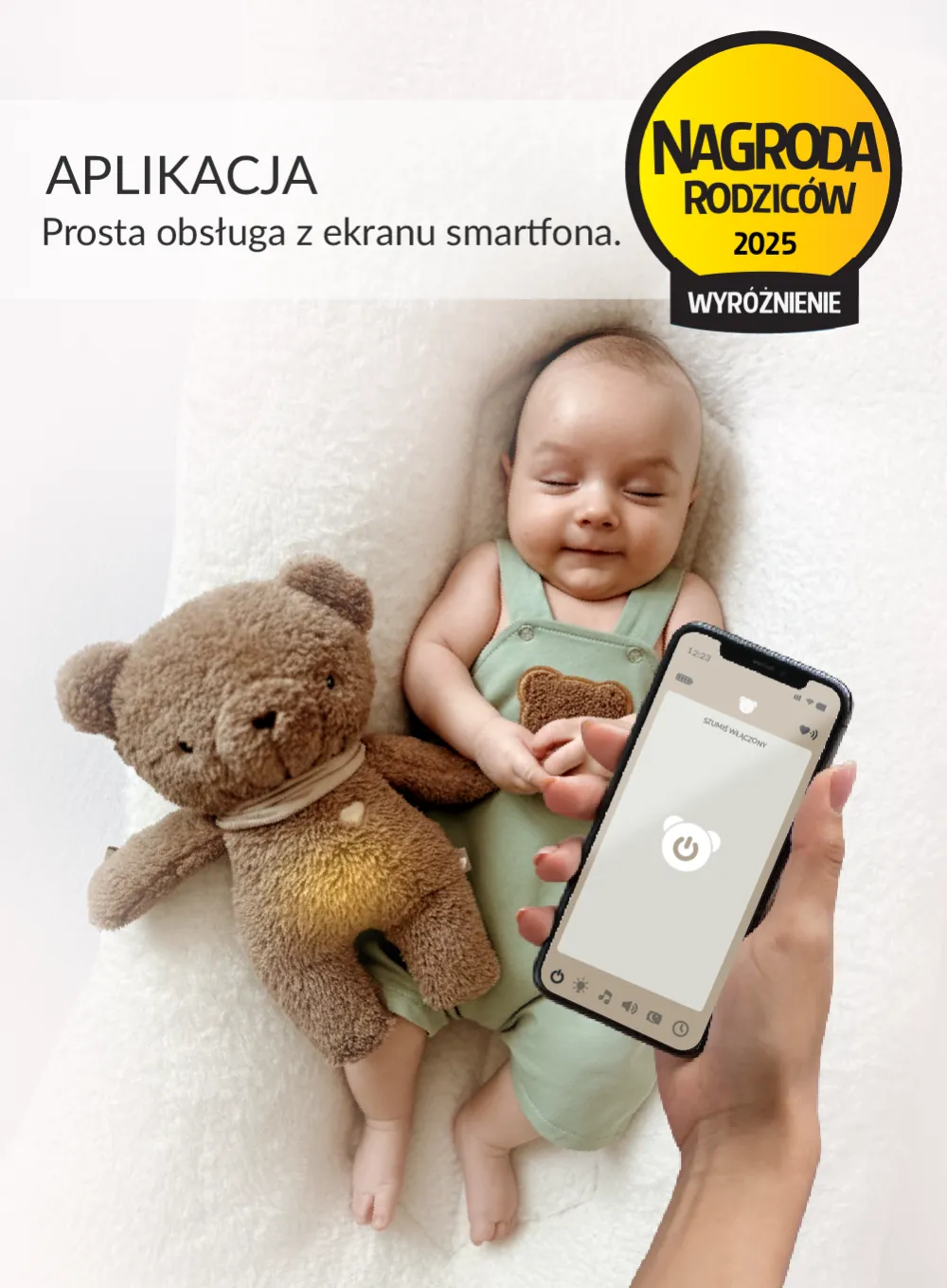Szumisie Miś brąz DUO APP