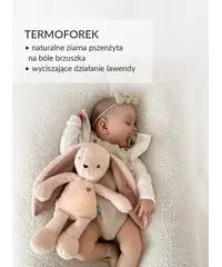 Szumisie®7w1 app z termoforkiem - KRÓLIK RÓŻOWY