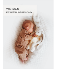 Szumisie® Królik 7w1 app - ecru-róż Szumisie® Królik 7w1 app - ecru-róż