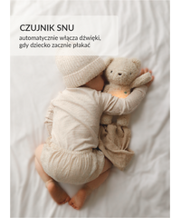 Szumisie®7w1 app z termoforkiem - MIŚ BEŻ Szumisie®7w1 app z termoforkiem - MIŚ BEŻ