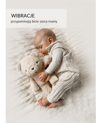 Szumisie®7w1 app z termoforkiem - MIŚ BEŻ Szumisie®7w1 app z termoforkiem - MIŚ BEŻ