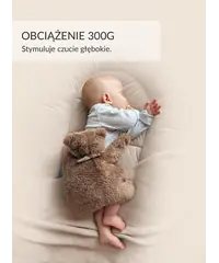 Ciepluś® Króliczek Ecru – Termofor Obciążeniowy z Naturalnym Ziarnem