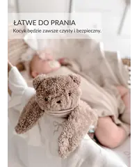 Ciepluś® Króliczek Ecru – Termofor Obciążeniowy z Naturalnym Ziarnem