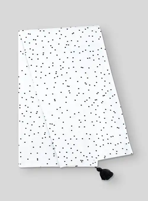 Otulacz bambusowy kropki czarne
