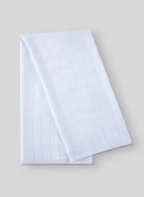 Pielucha bambusowa błękitna 75/75